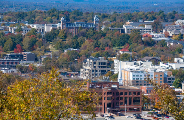 istock Fayetteville Arkansas in Autumn 1187700448