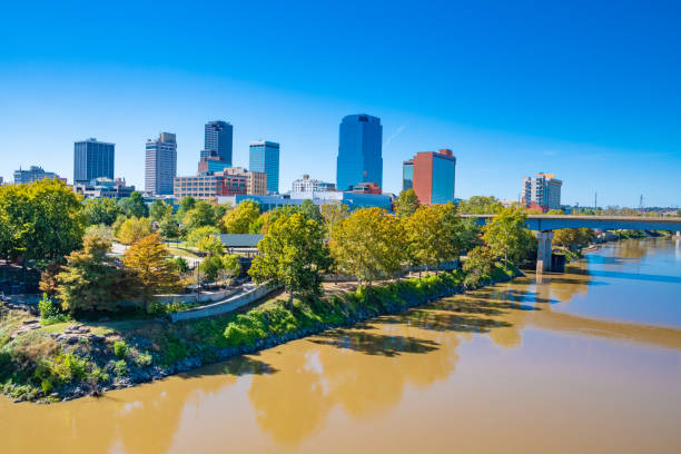 istock Little Rock Skyline and Arkansas River 1187700475
