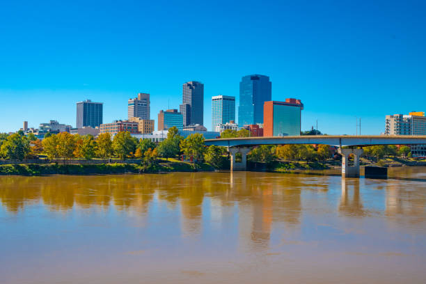istock Little Rock Skyline and Arkansas River 1187700538