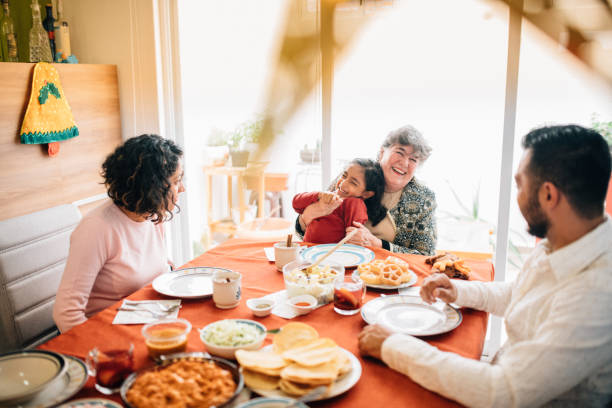 istock Christmas family dinner in Mexico 1187702718