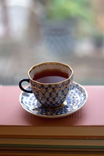 istock Cup of Tea and Books 1187703103