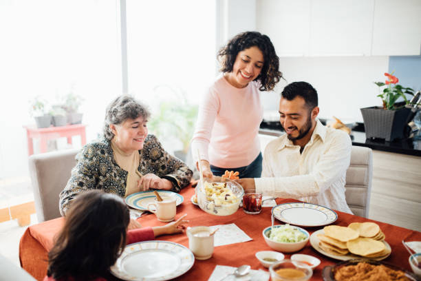 istock Christmas family dinner in Mexico 1187720539