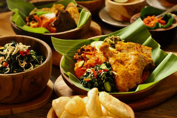 istock Nasi padang with Chicken Curry 1187724950