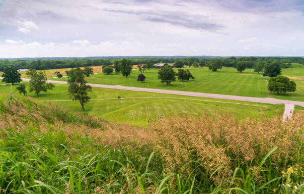 On top of Cahokia Mounds State Historic Site
