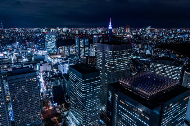 istock Shinjuku night view 1187729012
