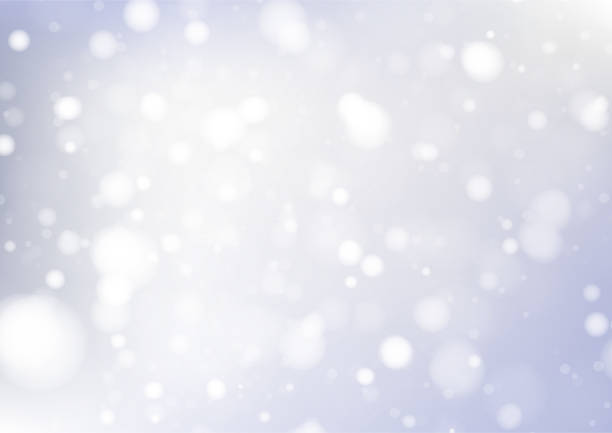 istock Merry Christmas Background with white bokeh lights for Holiday Poster, Banner, Card. Vector illustration 1187729764