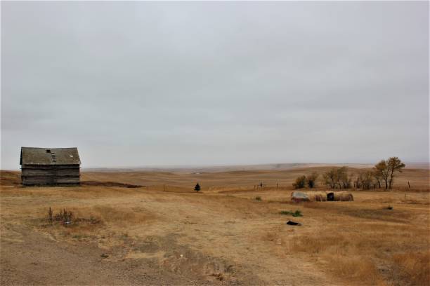 istock Prairie Structure - 1 building, no fence 1187744119