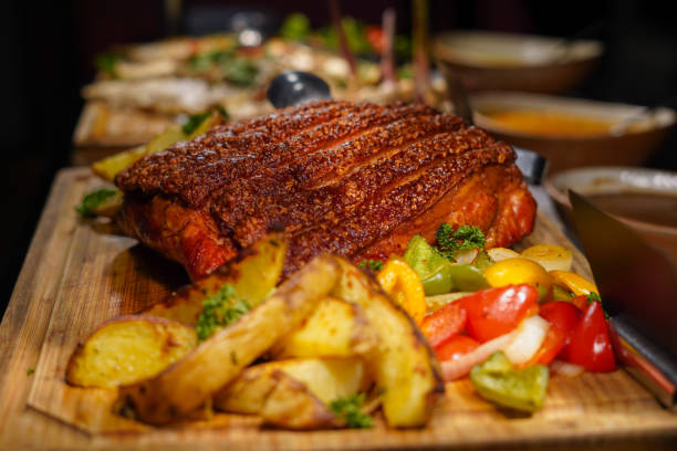 istock honey glazed pork leg 1187746422