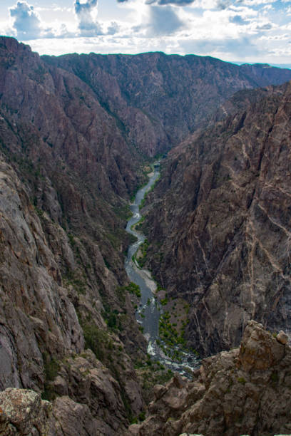 istock Black Canyon of the Gunnison NP - River & Painted Wall from Cedar Point Vertical 1187747406