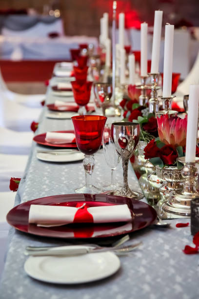 istock Decor at corporate Christmas Gala Event Party 1187763549