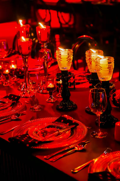 istock Decor at corporate Christmas Gala Event Party 1187764328