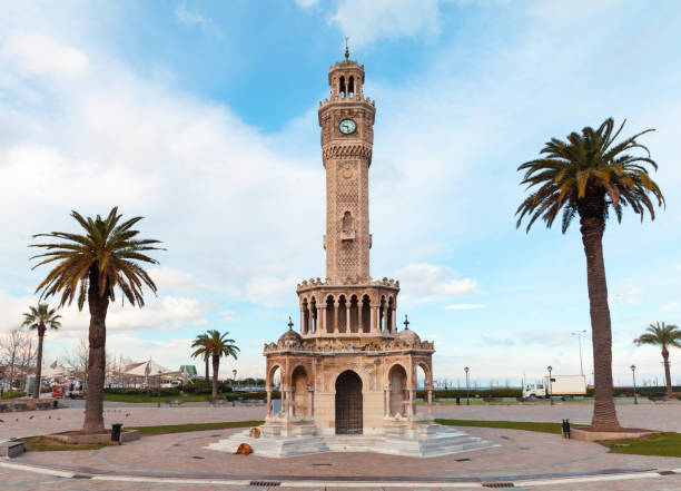istock Konak Square view with old clock tower. Izmir 1187770020