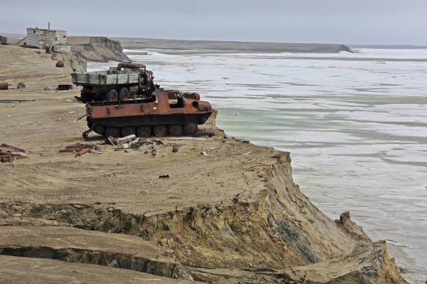 istock Rusty abandoned amphibious vehicle in the Arctic 1187770997