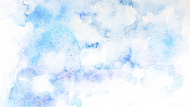 istock Watercolor painting of clouds 1187784959