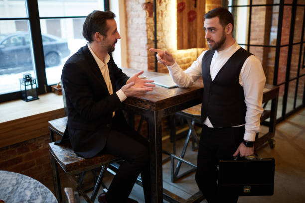 istock Corporate Workers Meeting in Cafe 1187787709