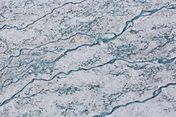 istock Arctic glacier - aerial view 1187791225