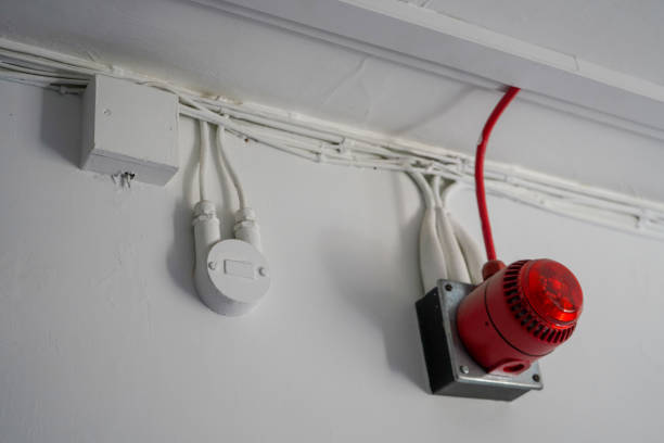 istock Red fire alarm sounder 1187794581