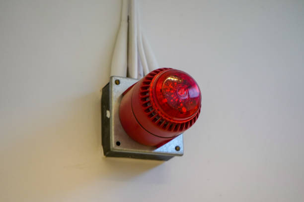 istock Red fire alarm sounder 1187794631