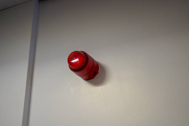 istock Red fire alarm sounder 1187794647