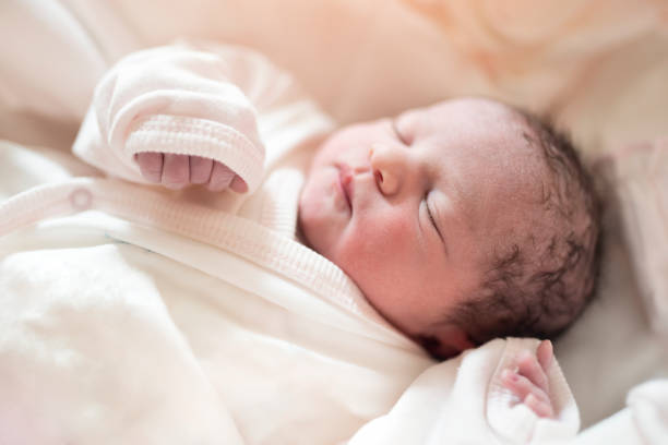 istock Newborn baby girl 1187799585