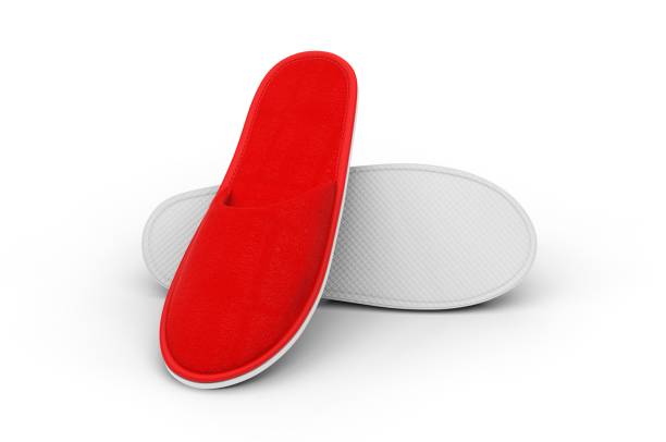 House slippers isolated on white background