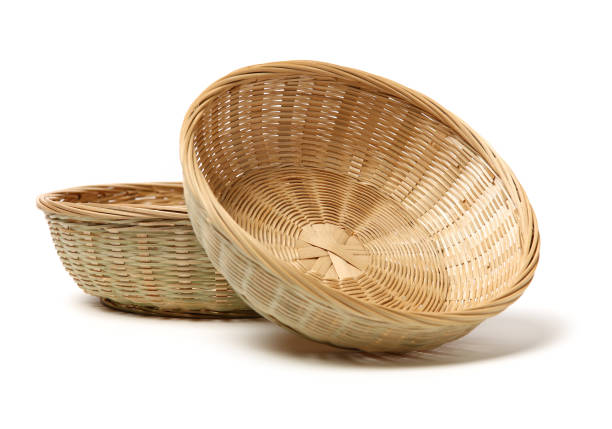kosz bambusowy ręcznie robione - basket making zdjęcia i obrazy z banku zdjęć