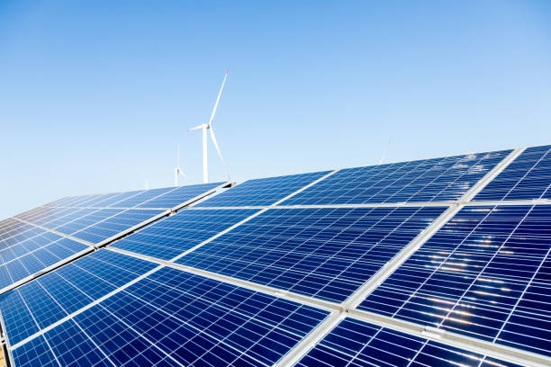 istock Wind turbine solar panel renewable energy 1187815046