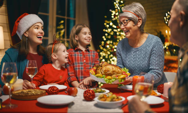 istock family celebrating Christmas 1187815543