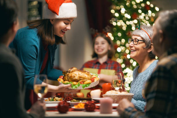 istock family celebrating Christmas 1187815546
