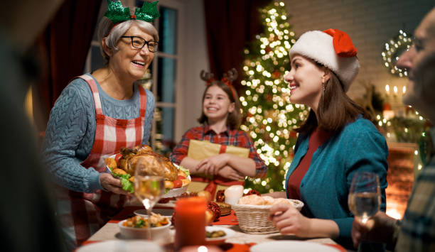istock family celebrating Christmas 1187815559