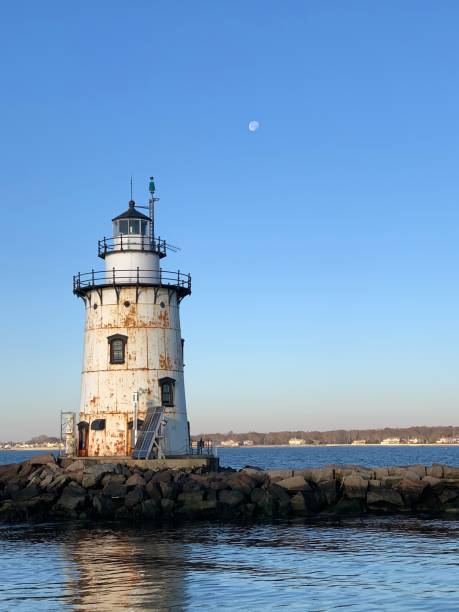 istock Old Saybrook Outer Lighthouse in morning 1187818203