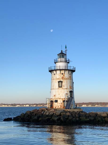 istock Old Saybrook Outer Lighthouse in morning 1187818215
