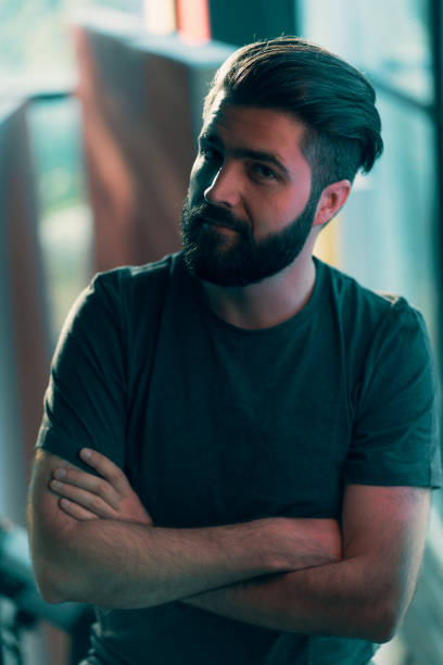 istock Close-up portrait of a young man 1187821248