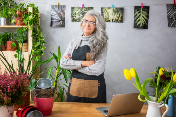 istock Senior woman like her plants 1187822577