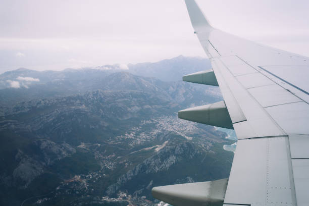 istock view from the window of an airplane flying 1187825653
