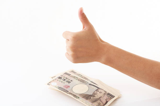 Woman showing thumbs up sign