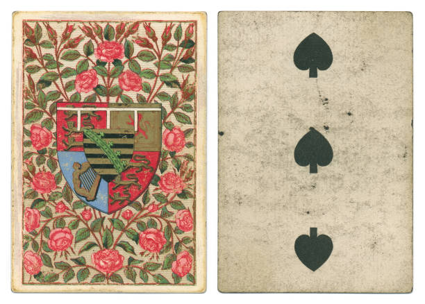 istock Antique playing card heraldry Saxe-Coburg and Gotha 1187845097