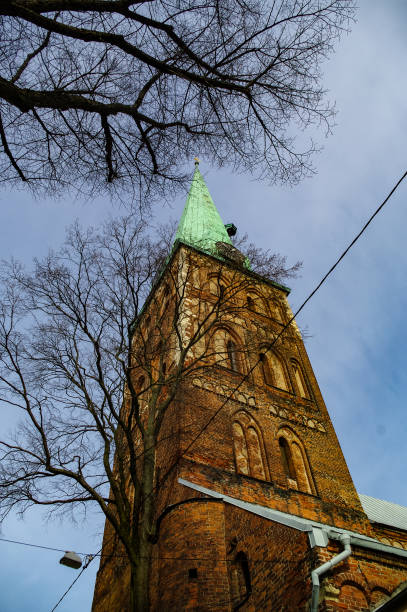 istock Clock on St. James's Cathedral, Riga, Latvia 1187848029