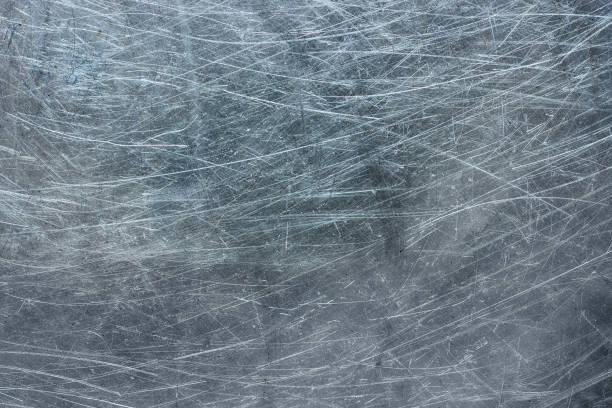 istock Textured steel plate background, old metal close-up surface 1187849625