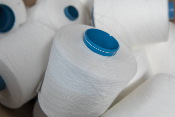 Textile industry fabric concept background image.