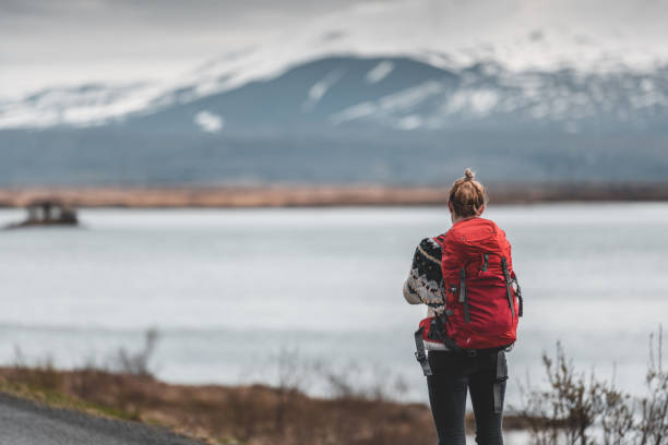 istock Woman admires a view 1187862385