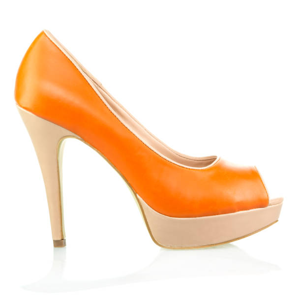 istock Elegant High Heels shoes with peep toe and platform 1187865998