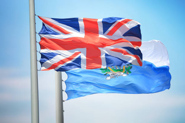 istock Flags of Great Britain and San Marino 1187866129