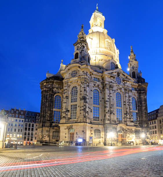 istock Frauenkirche at night in Dresden 1187866810