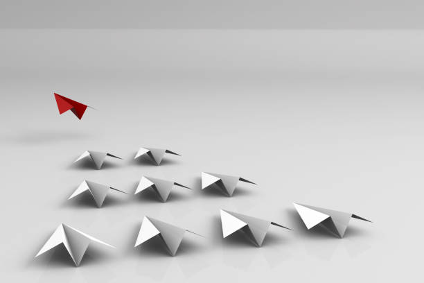 istock 3d rendering of leadership and team work concept 1187873531
