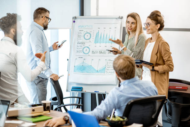 istock Colleagues during a conference in the office 1187874882