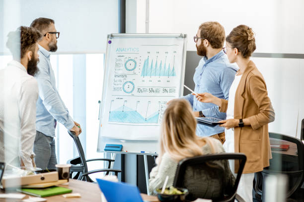 istock Colleagues during a conference in the office 1187874942