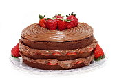 chocolate cake with strawberries 14