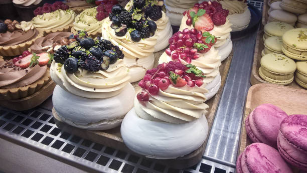 istock Cakes on Display in Cake Shop 1187880737