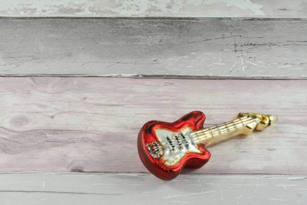 istock Christmas decoration toys  guitar 1187881987